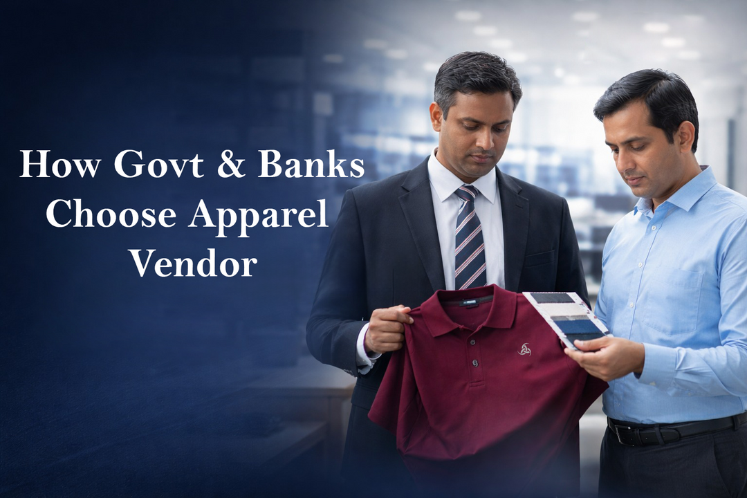 How PSU, Banks & Government Organizations Choose Corporate Apparel Vendors in India