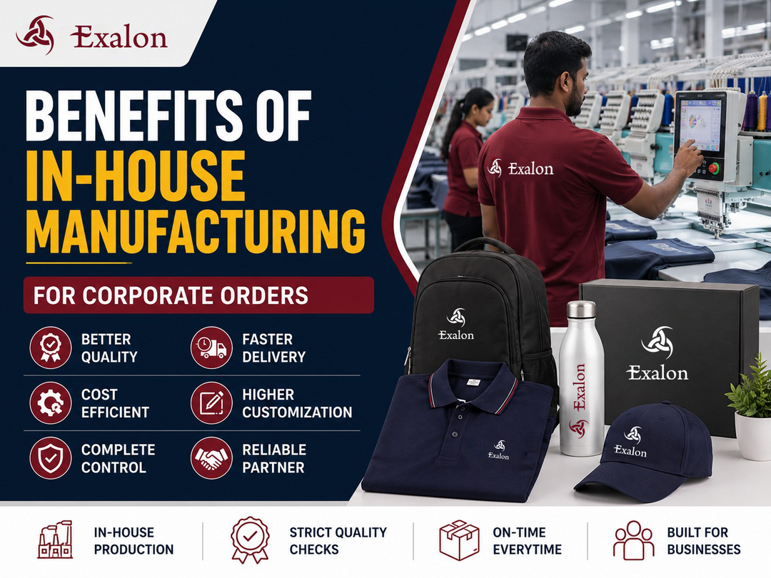 Benefits of In-House Manufacturing for Corporate Orders: Why Businesses Prefer Direct Manufacturers