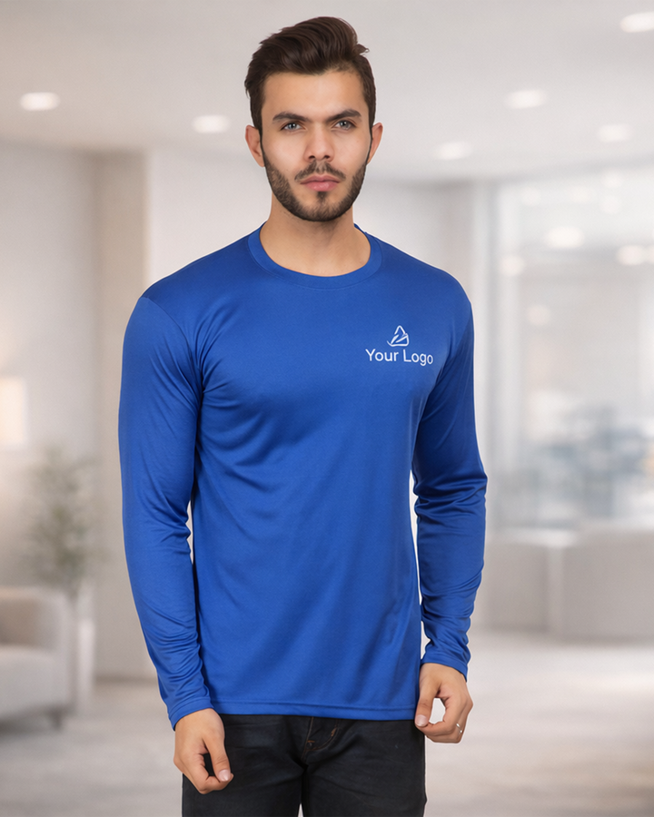 Men’s Royal Blue Full Sleeve T-Shirt