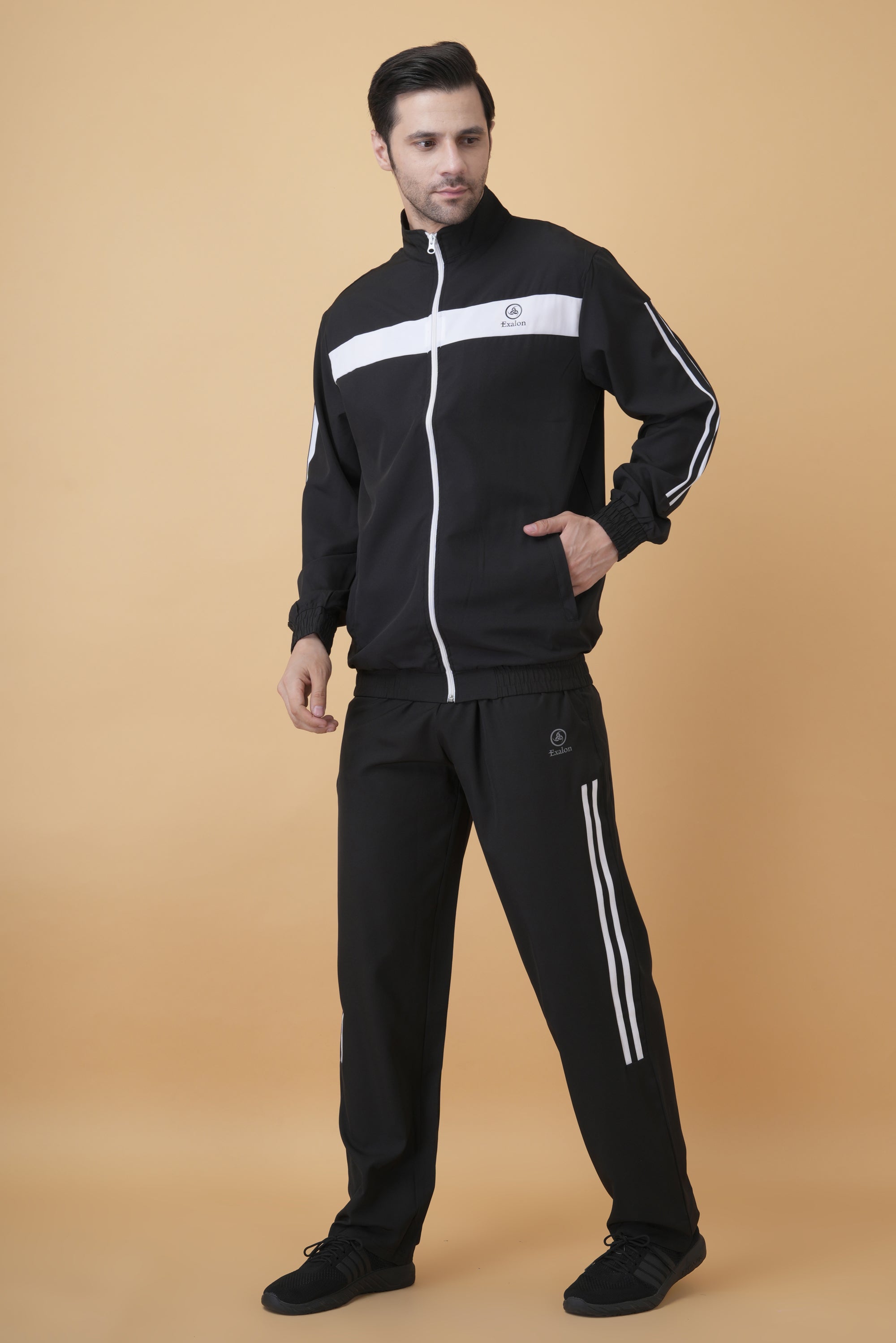 Black Sports Tracksuit for Men | Premium Corporate & Teamwear Bulk Orders
