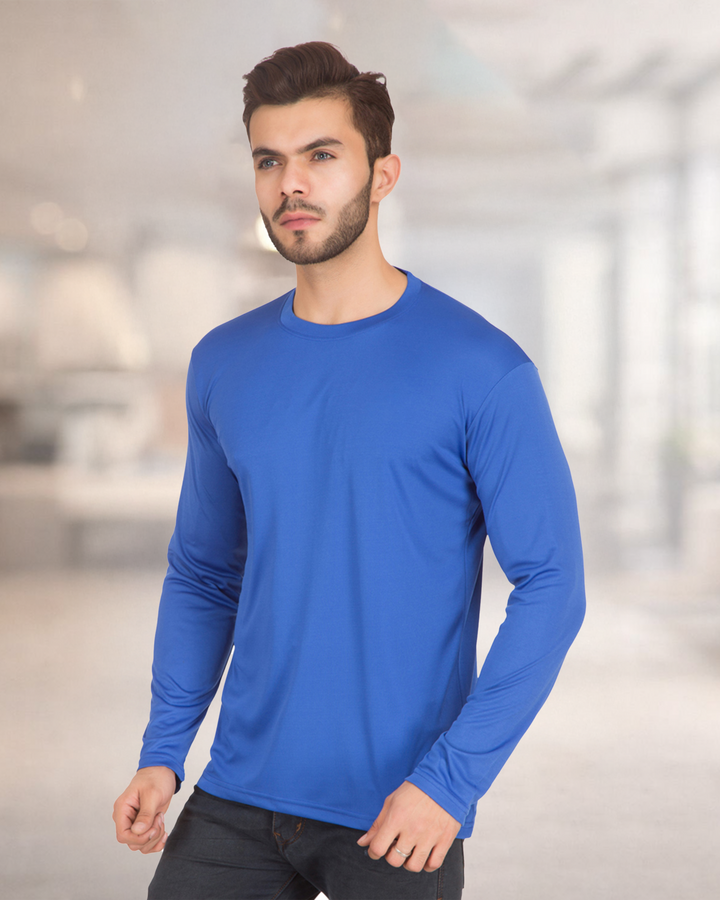 Men’s Royal Blue Full Sleeve T-Shirt