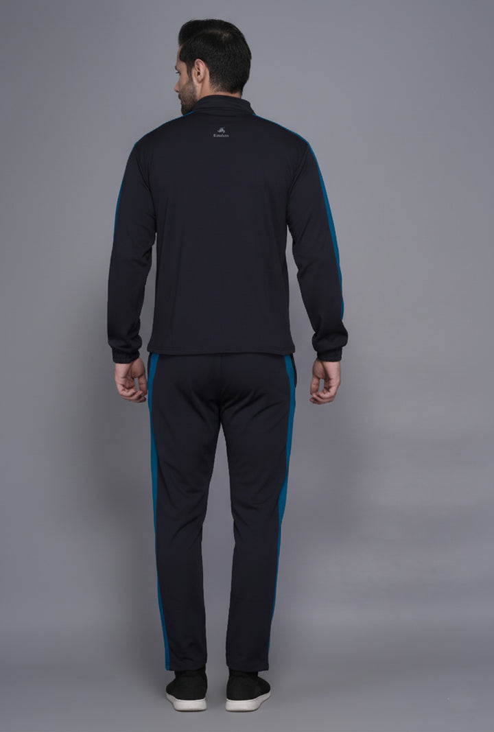 Men’s Contrast Stripe Tracksuit Set for Corporate Teams