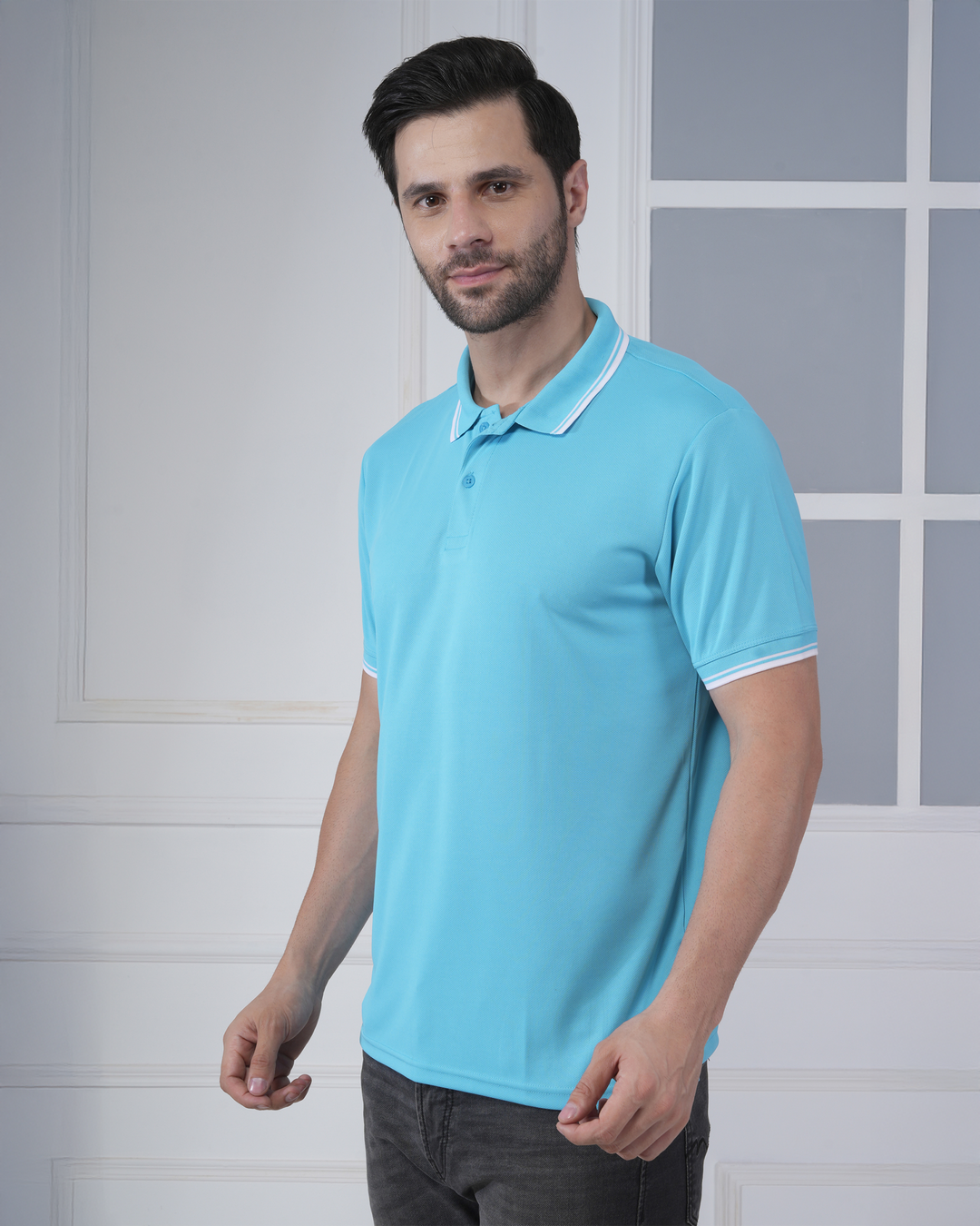 Exalon Sky Blue Unisex Corporate Polo Shirt