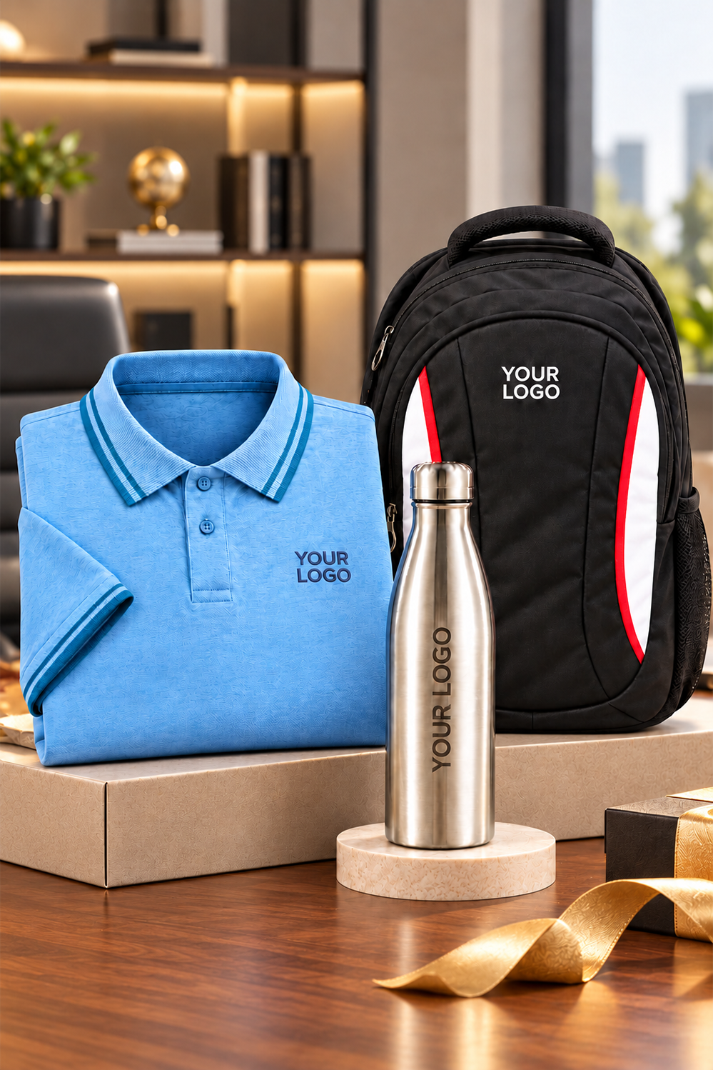 Exalon Premium Corporate Gift Hamper | Polo, Backpack &amp; Sipper
