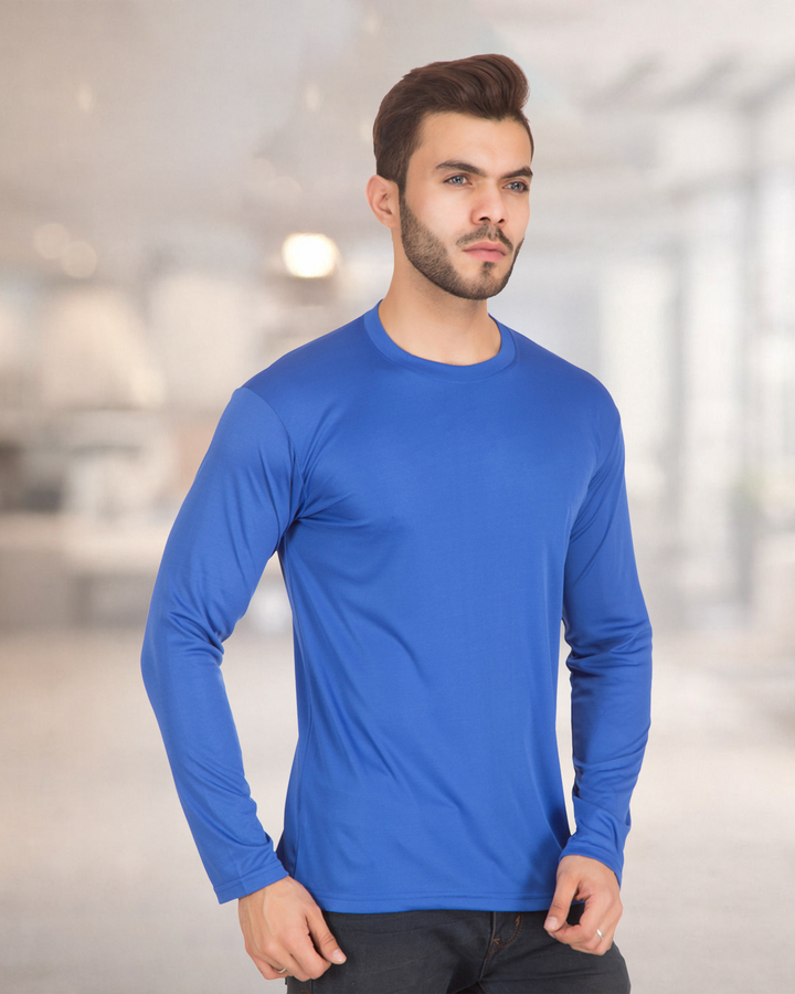 Men’s Royal Blue Full Sleeve T-Shirt