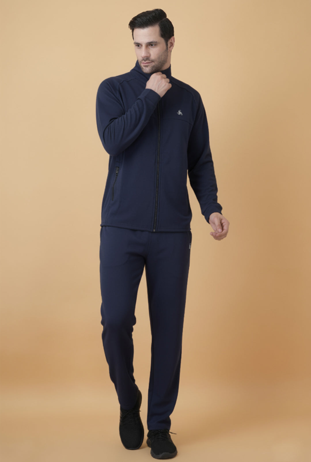 Men’s Solid Colour Tracksuit Set for Custom Corporate Teamwear