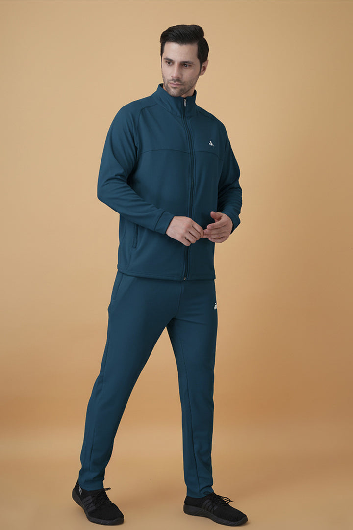 Men’s Solid Colour Tracksuit Set for Custom Corporate Teamwear