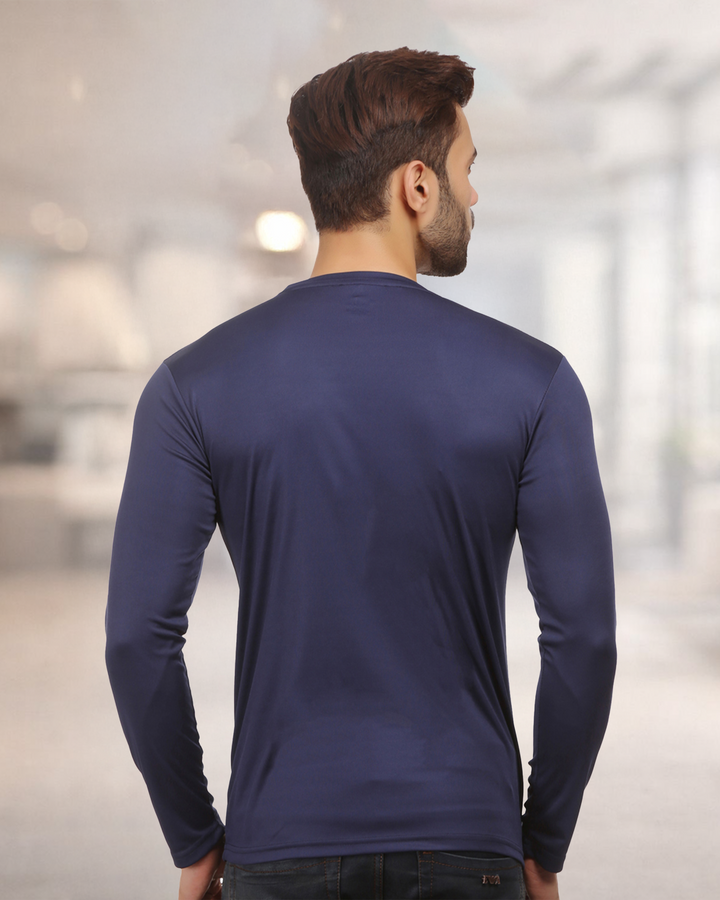 Exalon Polyester Full Sleeve Round Neck T-Shirt