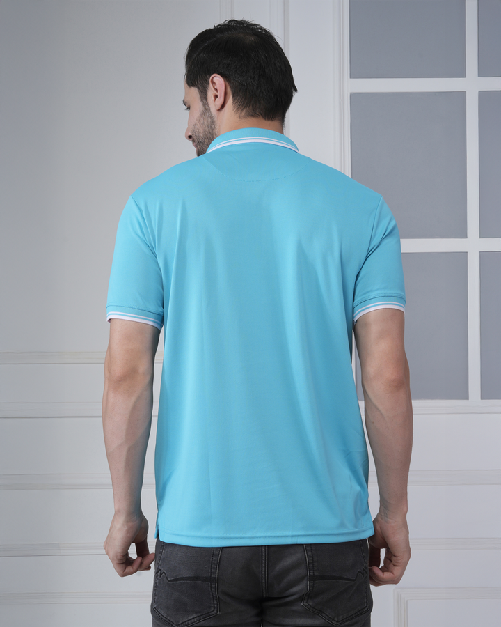 Exalon Sky Blue Unisex Corporate Polo Shirt