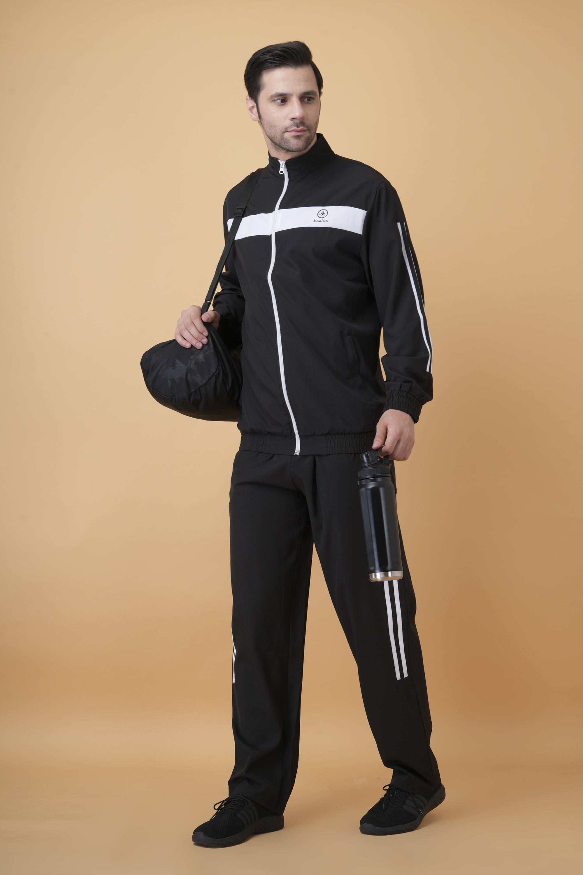 Black Sports Tracksuit for Men | Premium Corporate & Teamwear Bulk Orders