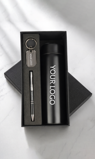 Bottle, Pen & Key Chain