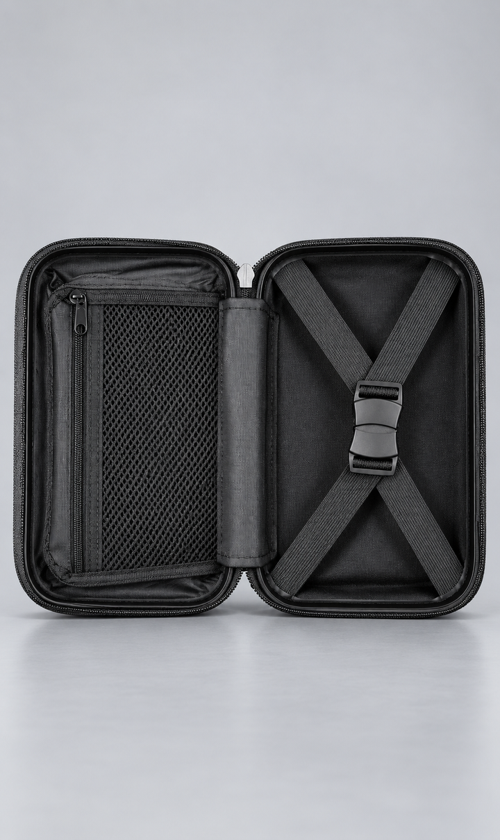 AeroShield Hard Shell Travel Tech Organizer Case | Premium EVA Gadget Storage Pouch