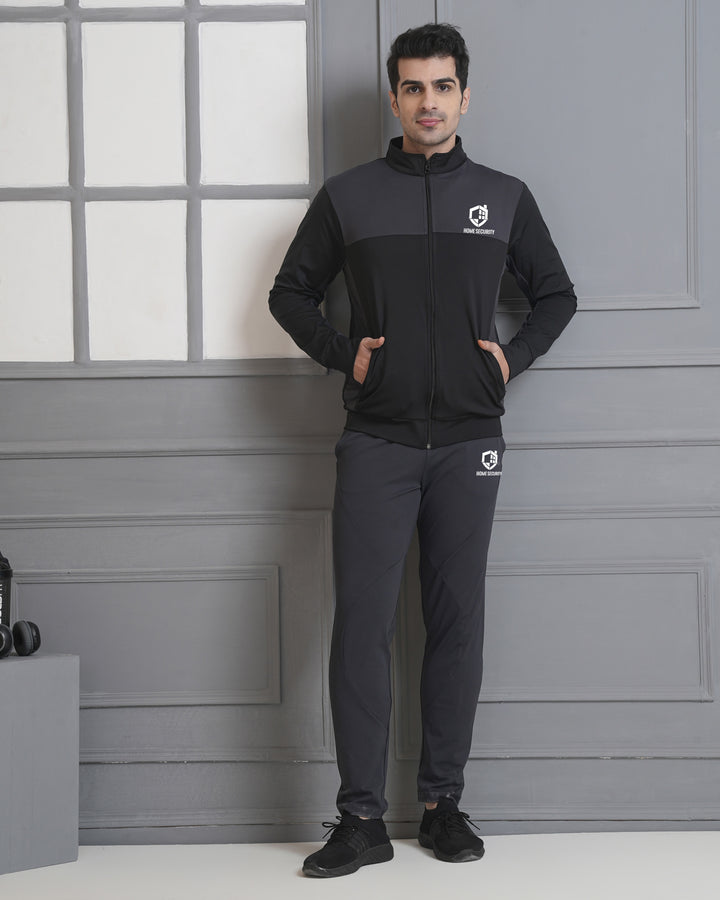 Charcoal Grey Executive Team Tracksuit Set