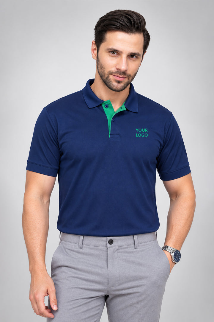 Jacquard Performance Corporate Polo T-Shirt | Custom Logo Uniform