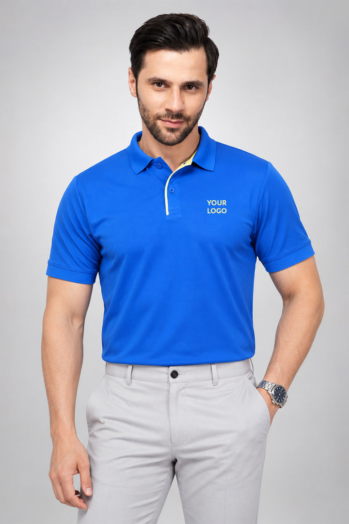 Jacquard Performance Corporate Polo T-Shirt | Custom Logo Uniform