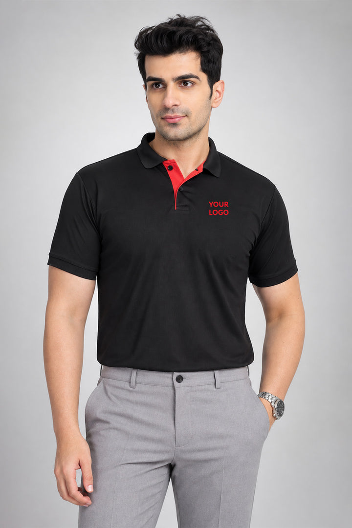 Jacquard Performance Corporate Polo T-Shirt | Custom Logo Uniform