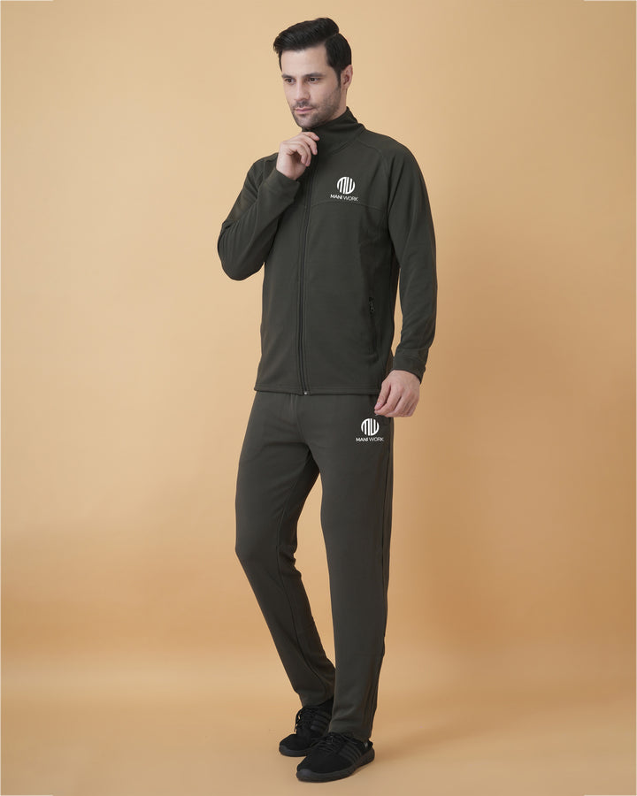 Olive Green Tracksuit Set for Corporate Teams