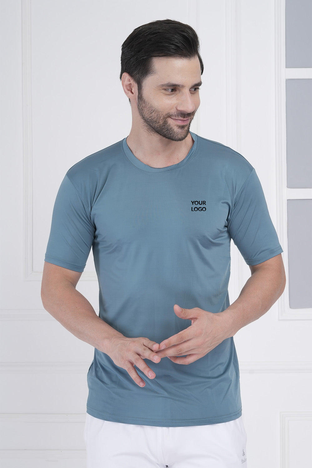Micro Polyester Corporate Round Neck T-Shirt