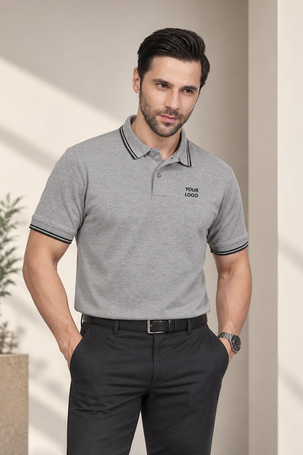 Corporate Polo T-Shirt – 200 GSM | Custom Logo Uniform