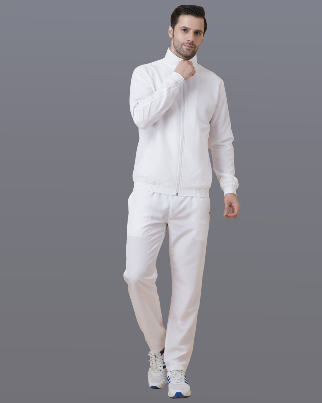 White Corporate Tracksuit for Bulk Branding