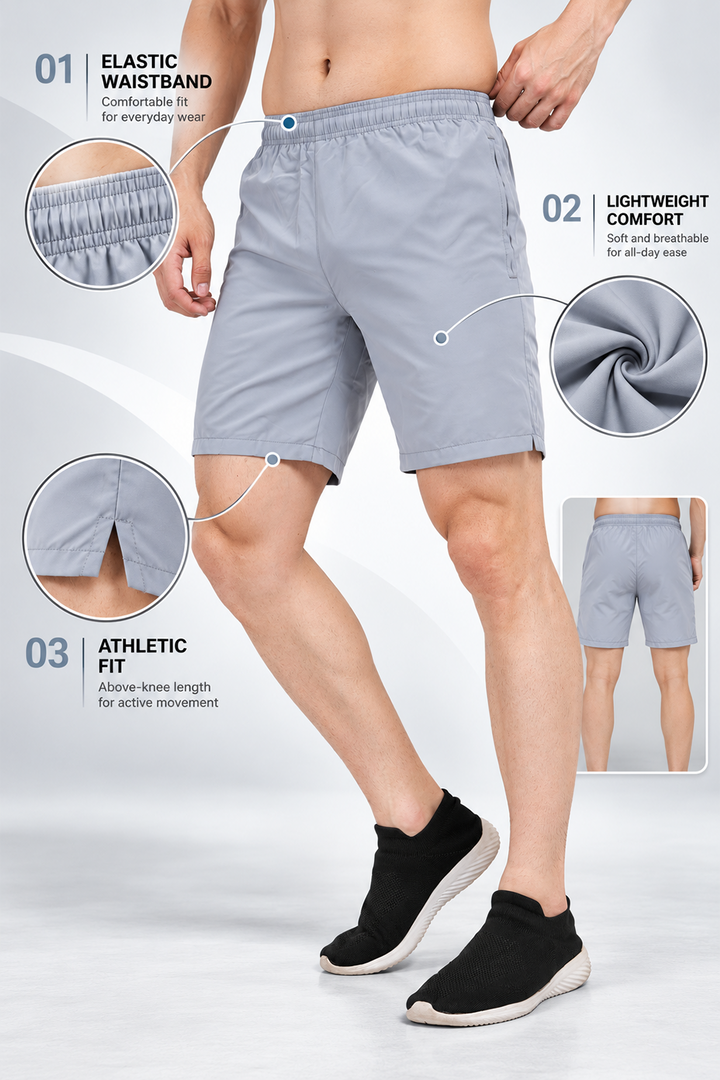 Custom Sports Shorts with Side Stripes | TZ Net Fabric