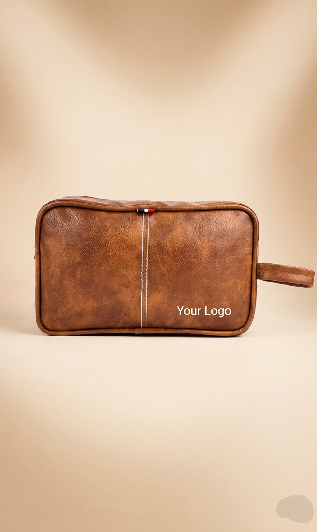 Premium Leatherette Travel Organizer Pouch with Custom Logo Branding