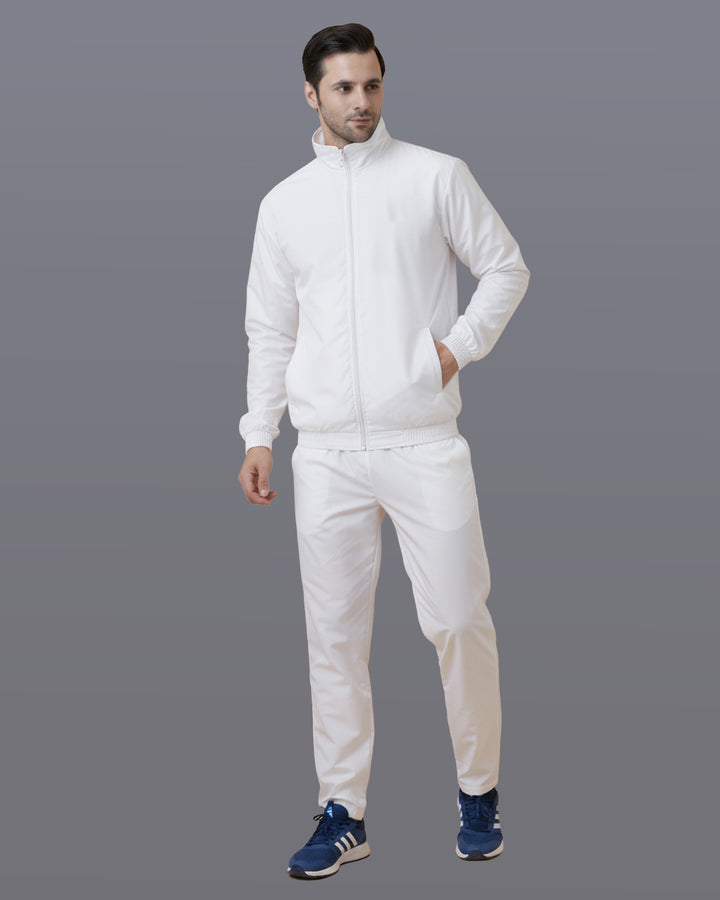 White Corporate Tracksuit for Bulk Branding