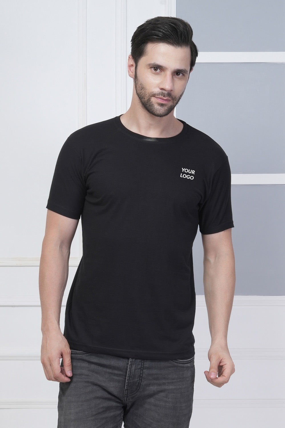 Micro Polyester Corporate Round Neck T-Shirt