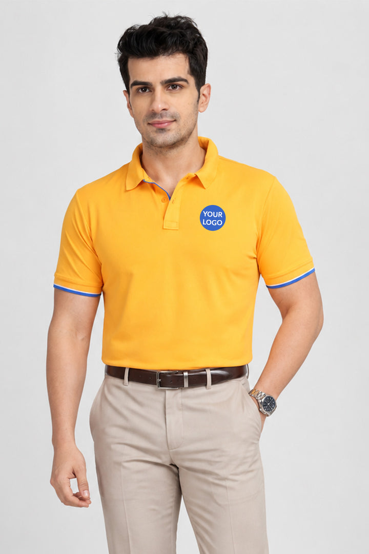 Exalon Premium Tipping 100% Polyester Polo T-Shirt