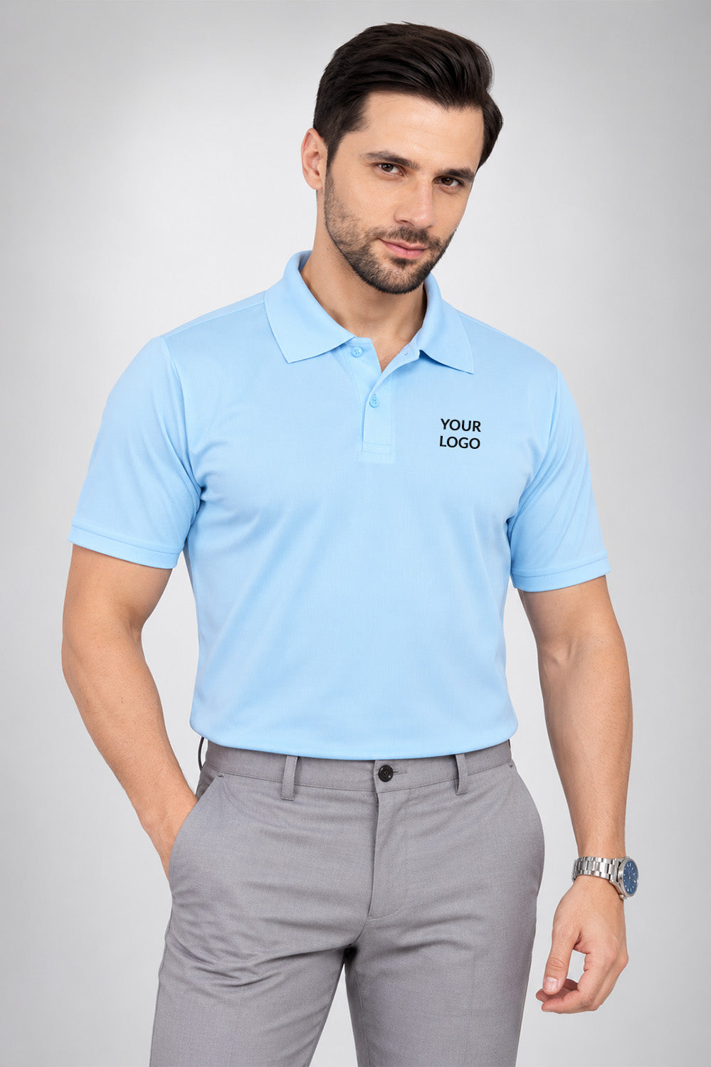 Exalon Micro Polyester Classic Polo T-Shirt | 2-Button Placket