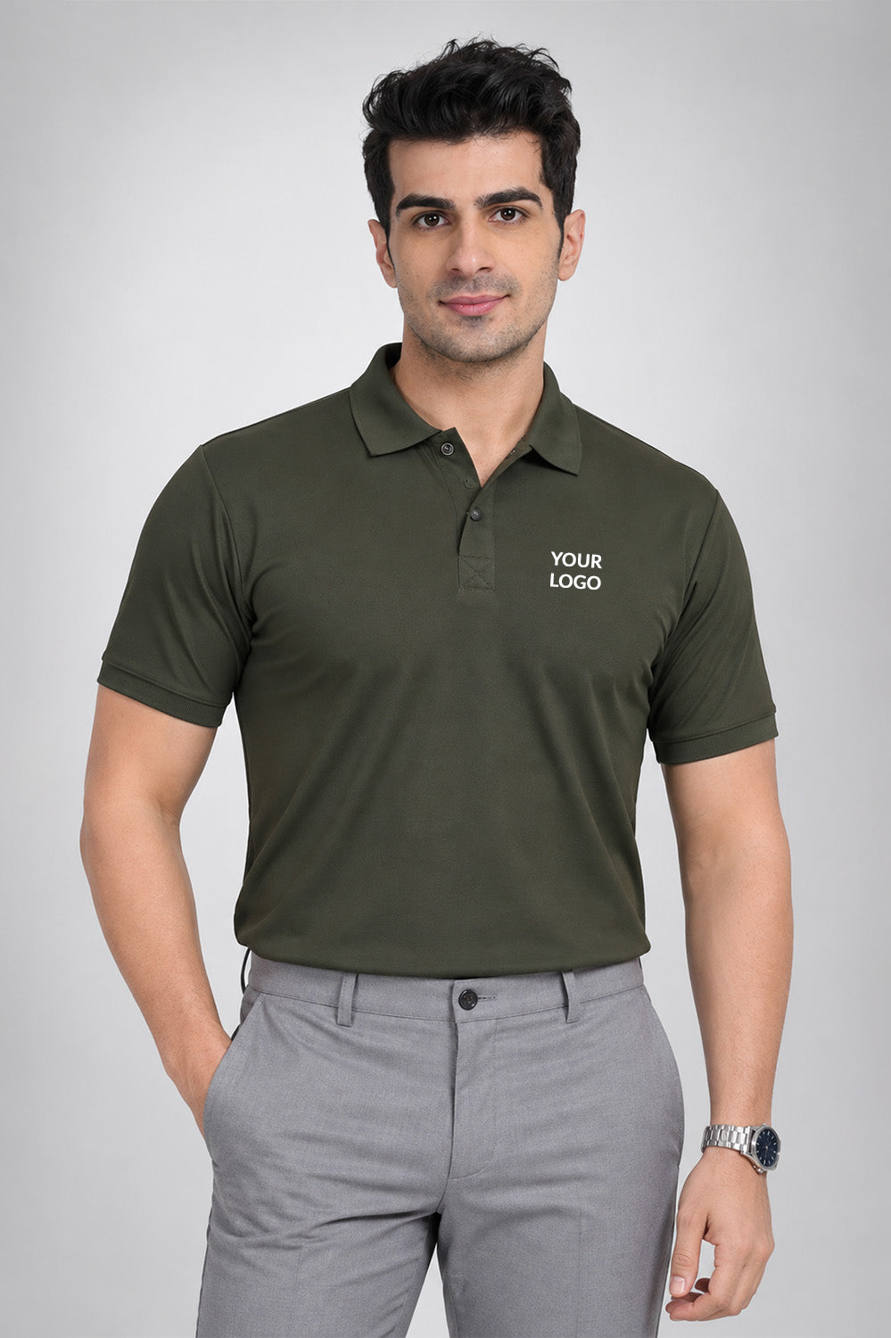 Exalon Micro Polyester Classic Polo T-Shirt | 2-Button Placket
