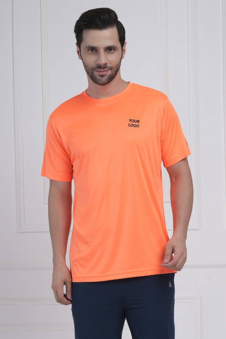 Micro Polyester Corporate Round Neck T-Shirt