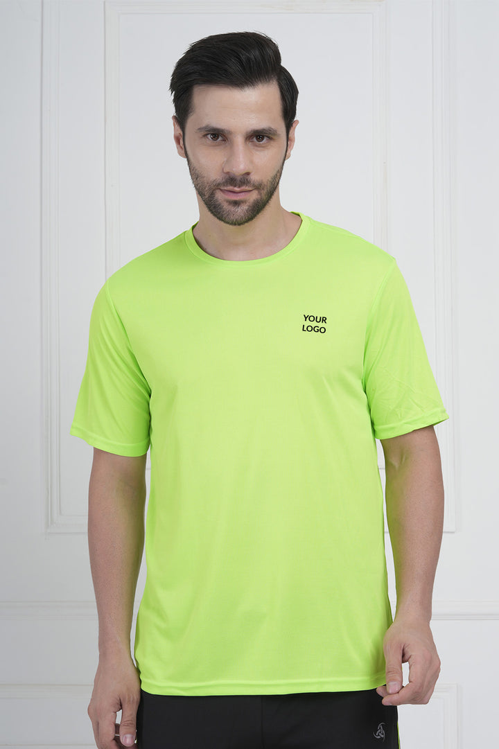 Micro Polyester Corporate Round Neck T-Shirt