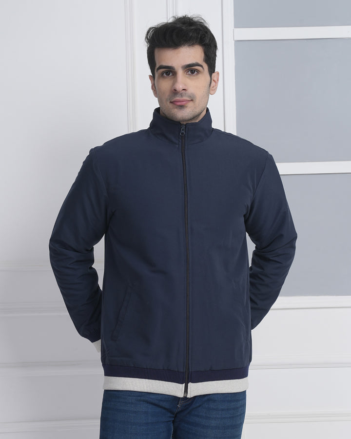 Navy Corporate Track Jacket for Premium Teamwear