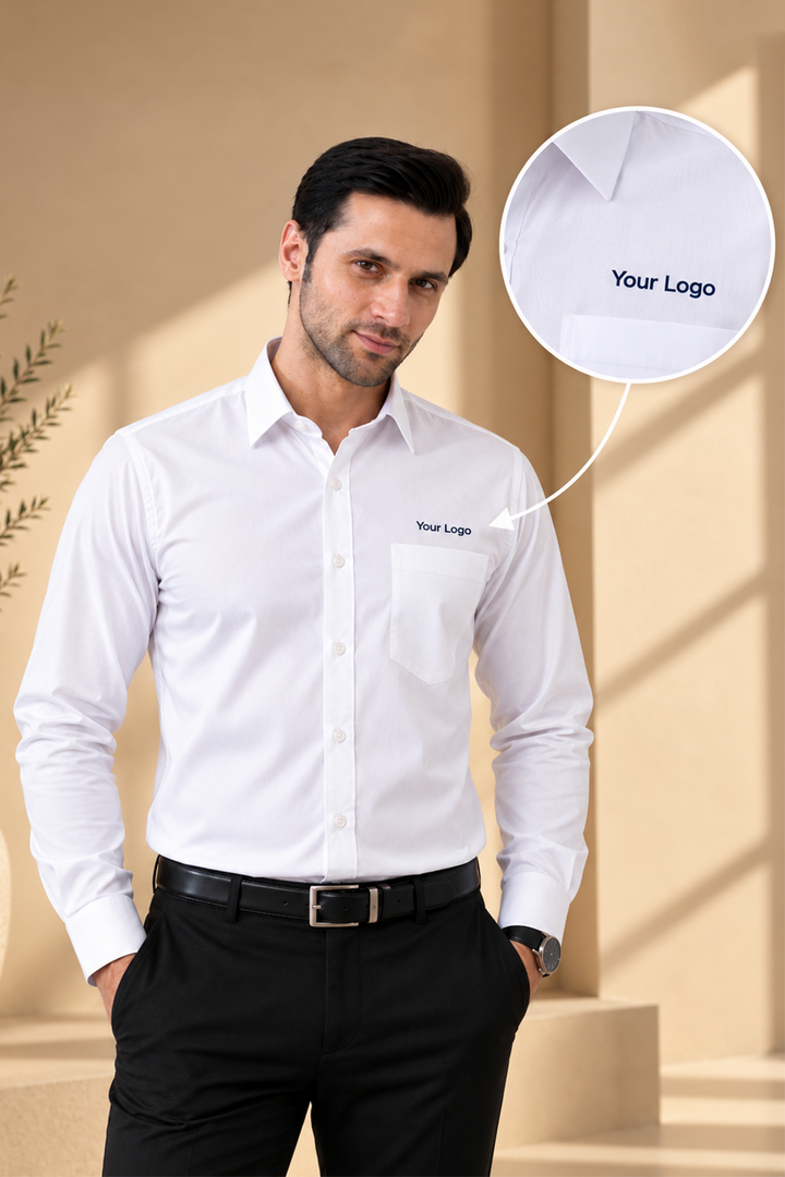 Premium White Shirt for Corporate Branding