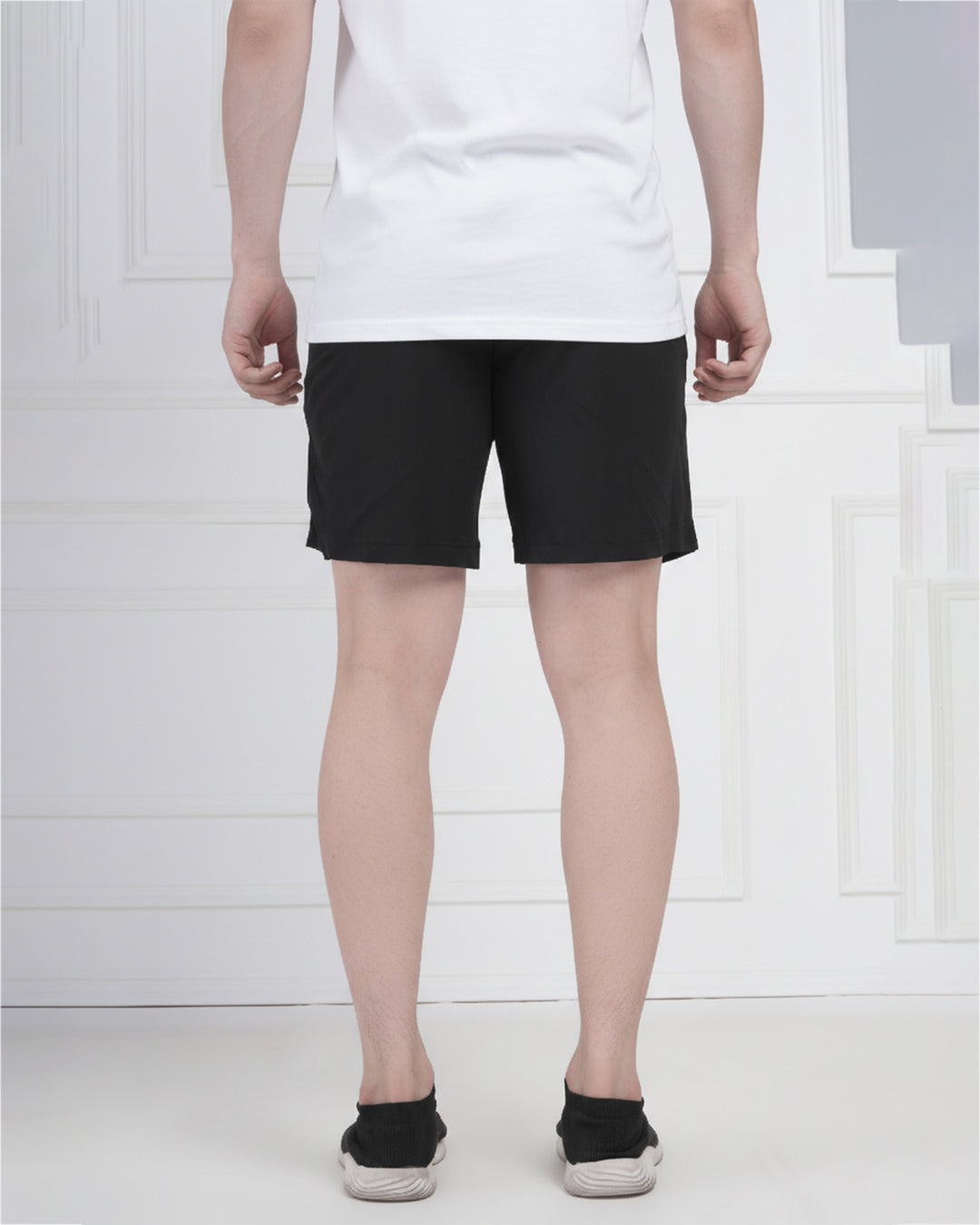 Black Performance Shorts for Corporate Bulk Branding