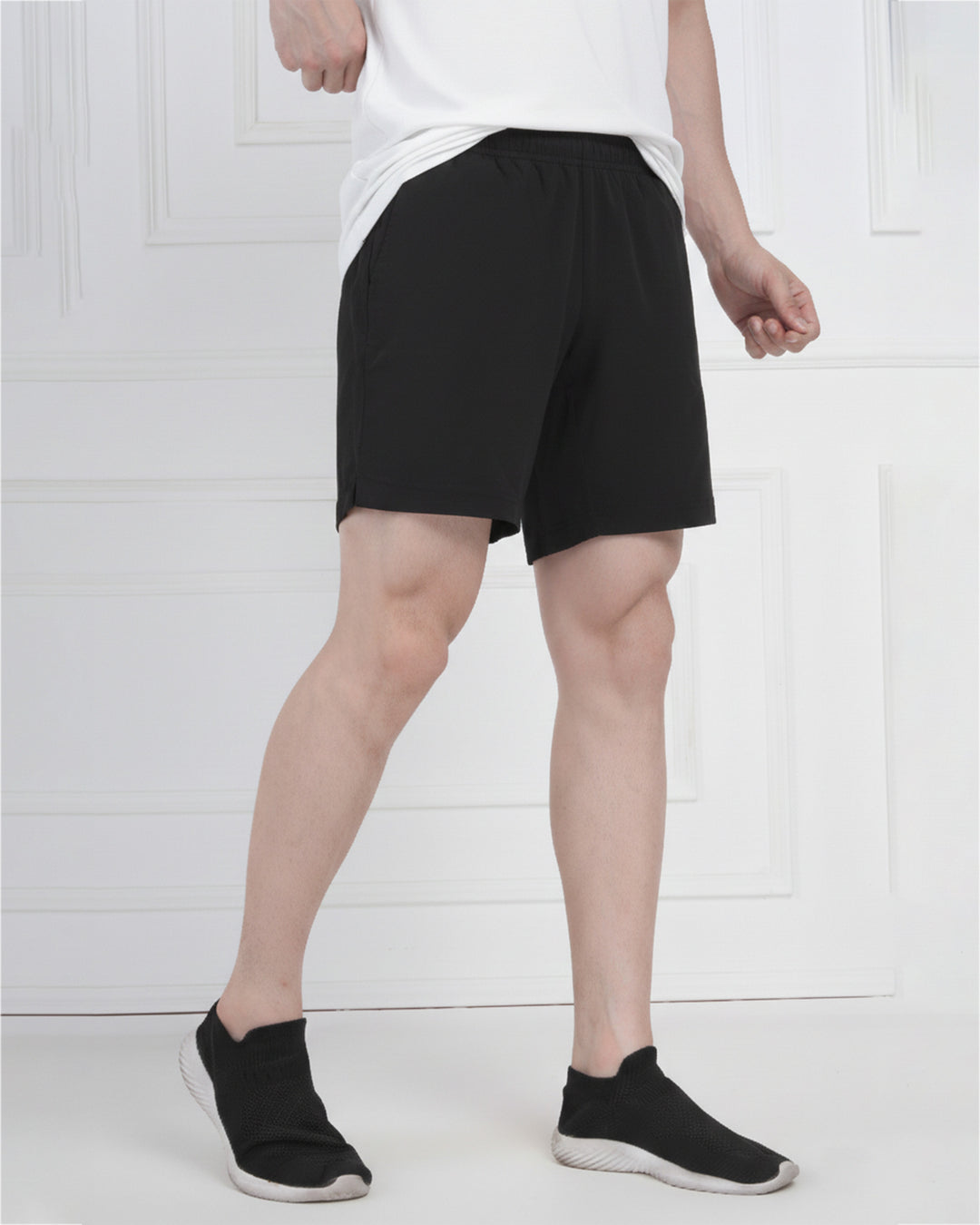 Black Performance Shorts for Corporate Bulk Branding