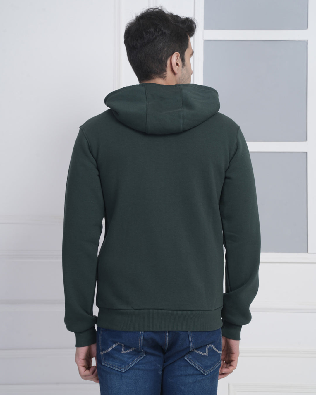 Bottle Green Corporate Zip Hoodie