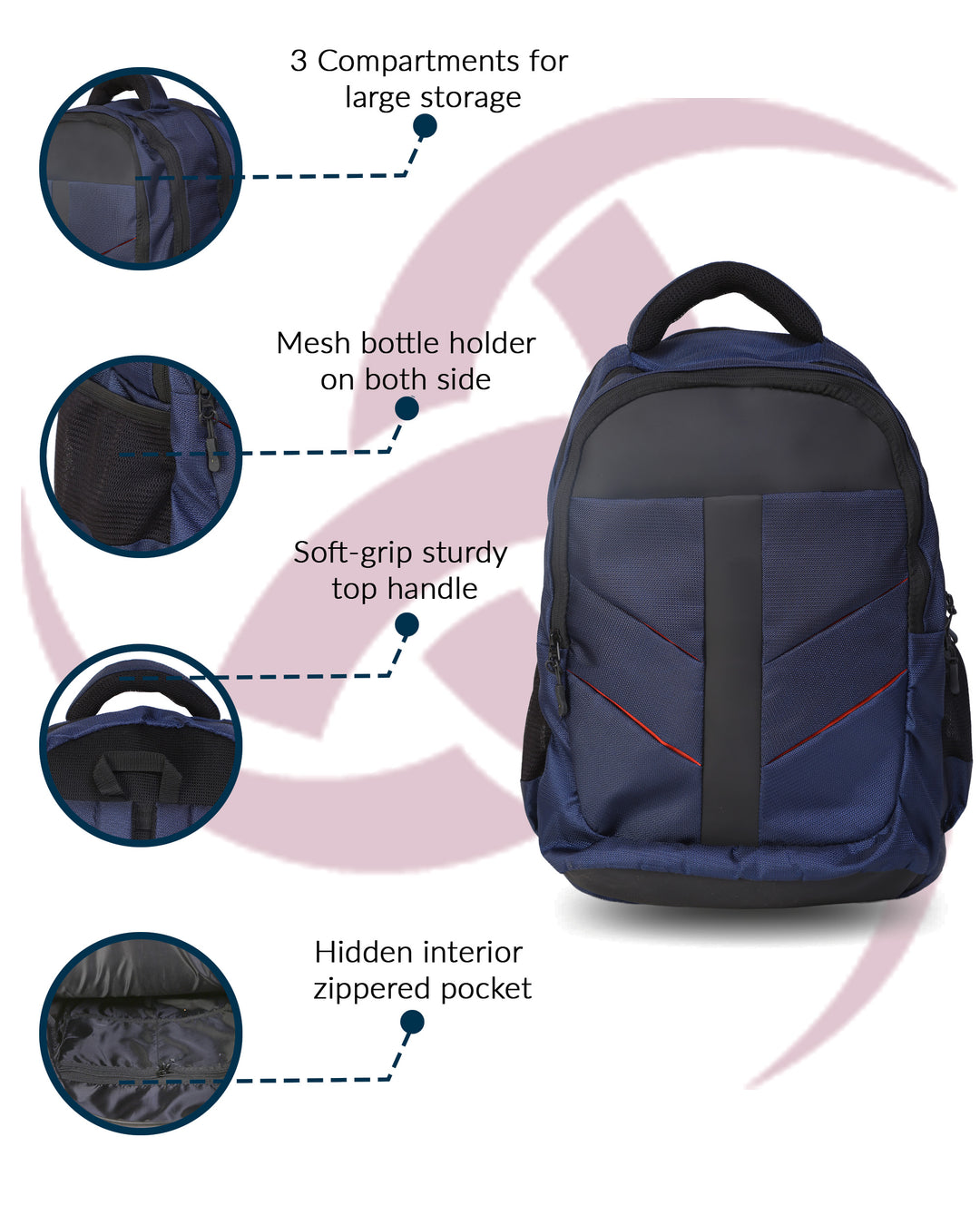 Exalon Polyester Executive Unisex Office Bag
