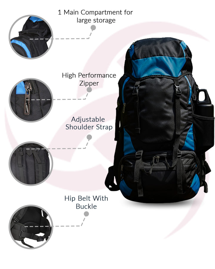 Exalon Polyester Unisex Rucksack Bag for Travel