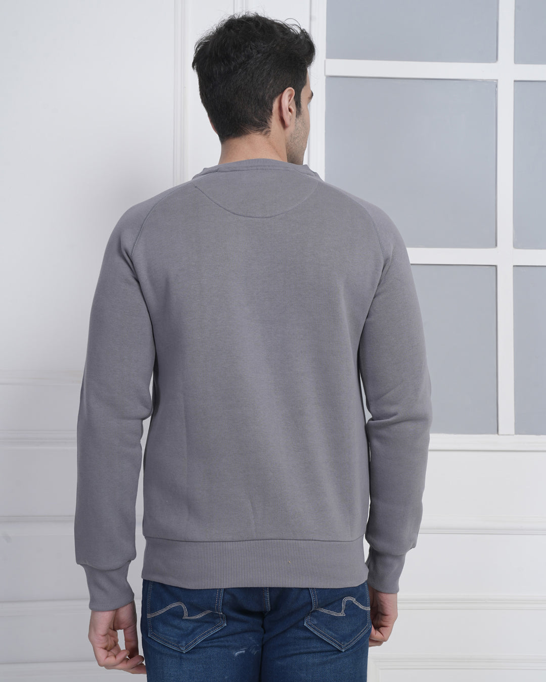 Executive Dark Grey Sweatshirt for Corporate Branding