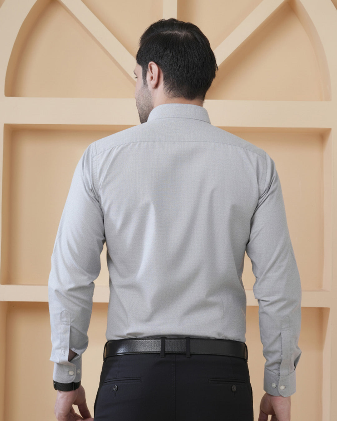 Light Grey Filafil Formal Shirt Regular Fit Bulk Supply