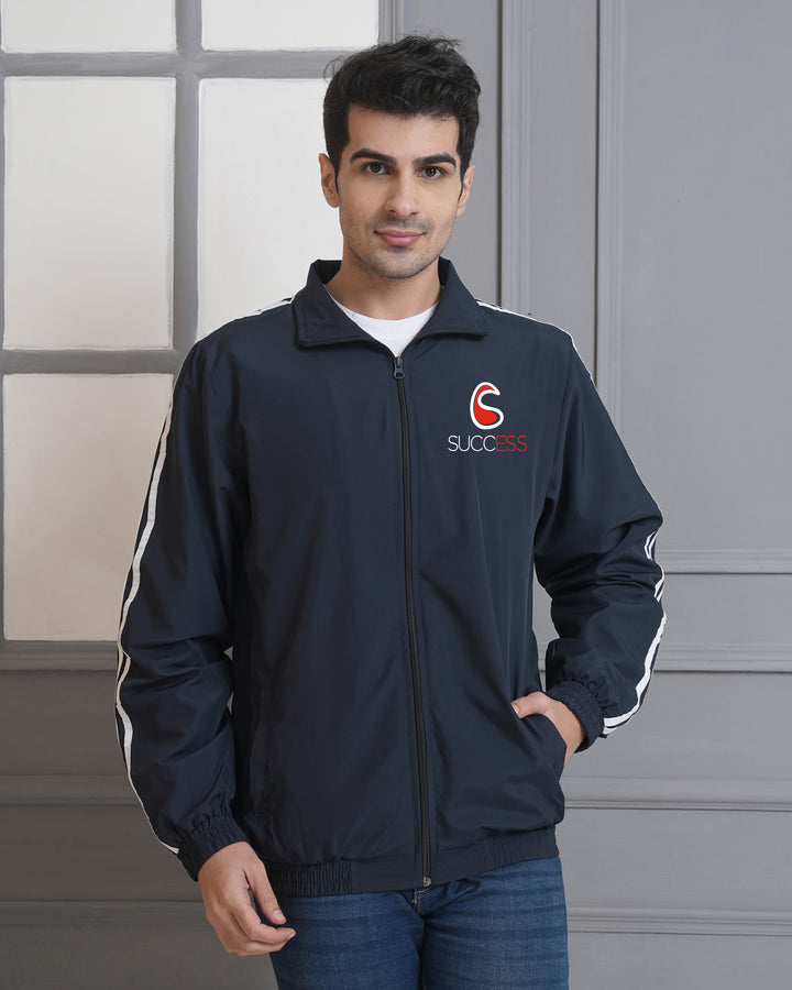 Polyester Regular Fit Track Upper for Men