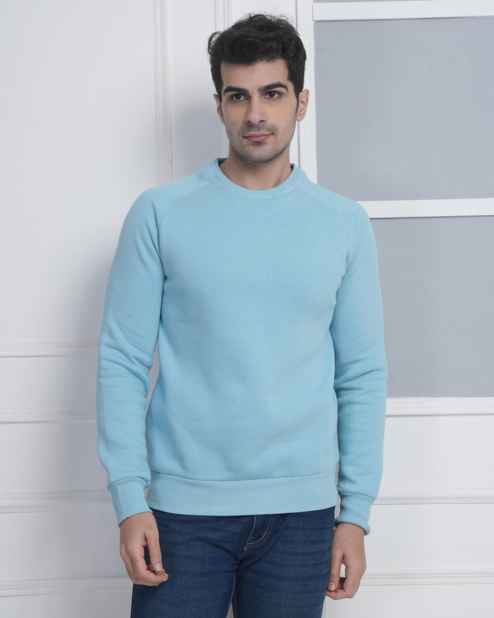 Sky Blue Corporate Sweatshirt for Team Branding