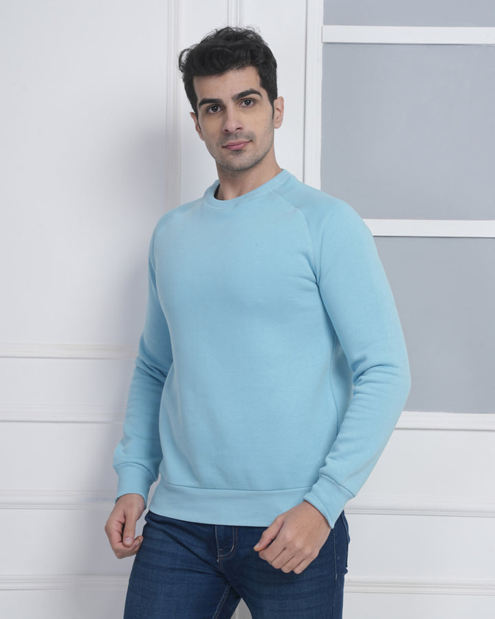 Sky Blue Corporate Sweatshirt for Team Branding