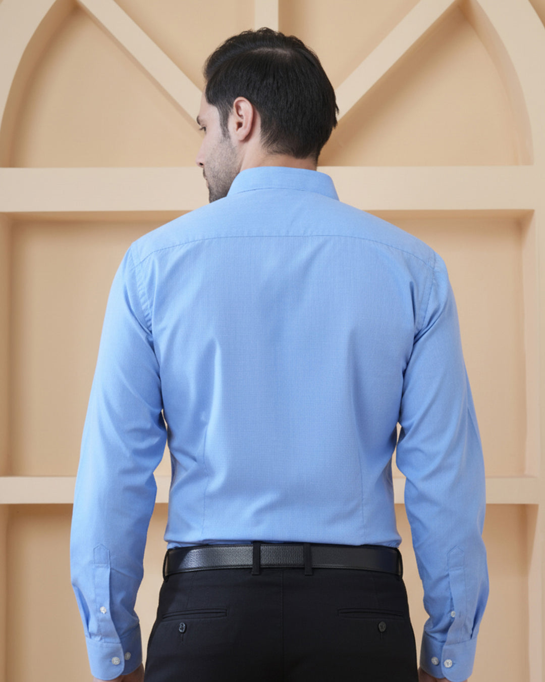 Steel Blue Filafil Formal Shirt Regular Fit Bulk Supply