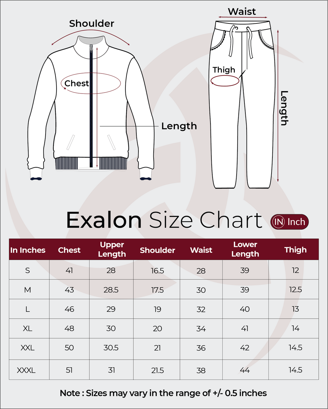 Men’s Blue 4-Way Lycra Tracksuit Set for Corporate Teams