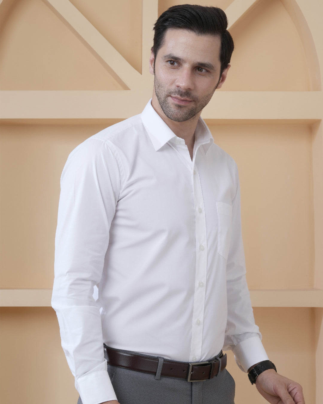 Formal White Corporate Shirt Regular Fit for Bulk Orders