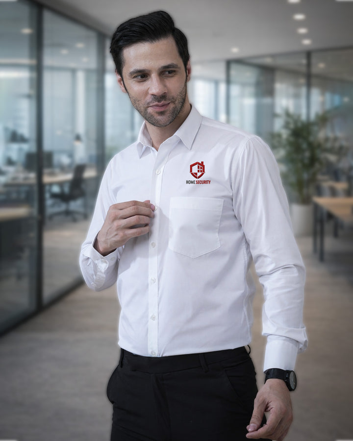 Executive White Formal Shirt Regular Fit for Corporate Bulk